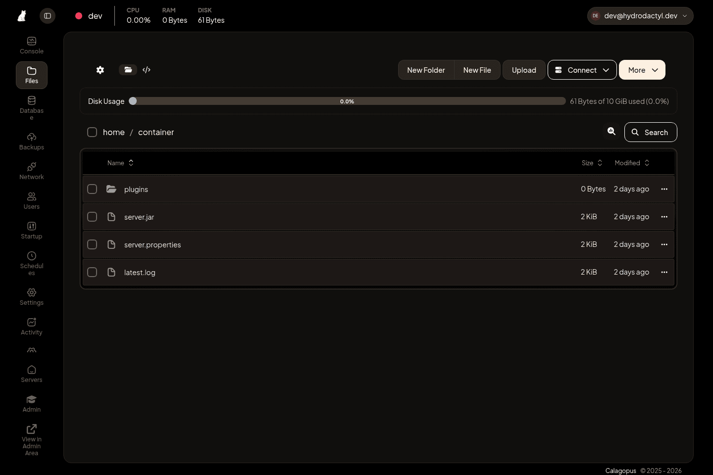 Hydrodactyl Theme screenshot 2
