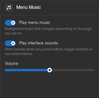 Menu Music screenshot 2