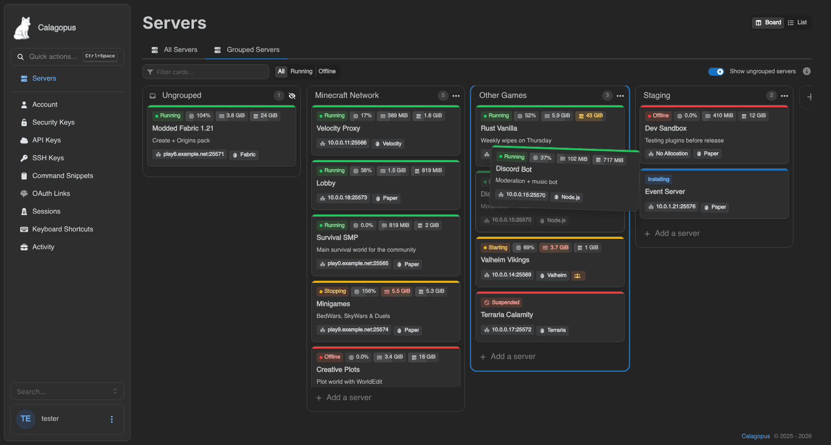Kanban Servers screenshot 1