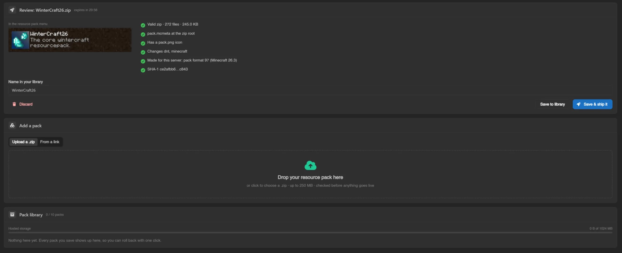 PackDrop | MC Resource Pack Manager screenshot 5